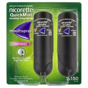 Nicorette Quick Mist Duo Spray Cool Berry 2x150