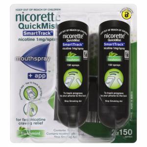 Nicorette QuickMist Smart Track Mouth Spray 2x150
