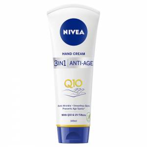 Nivea 3in1 Anti-Age Q10 UV Filters Hand Cream 100m...