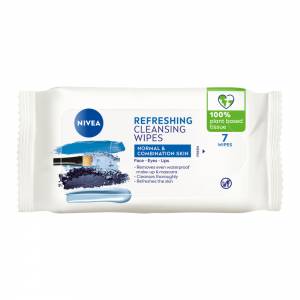 Nivea Daily Essentials Refreshing Facial Cleansing Wipes 7 Pack