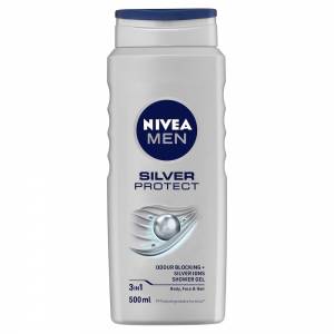 Nivea Men Silver Portect Shower Gel 500ml