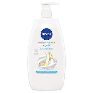 Nivea Shower Cream Rich Moisture Soft 1 Litre