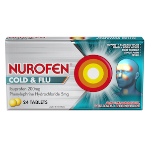 Nurofen Cold & Flu PE Tablets 24