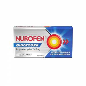 Nurofen Quickzorb Pain Relief Caplets 24 Pack