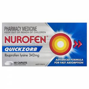 Nurofen Quickzorb Pain Relief Caplets 48 Pack