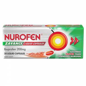 Nurofen Zavance Liquid Capsules 20