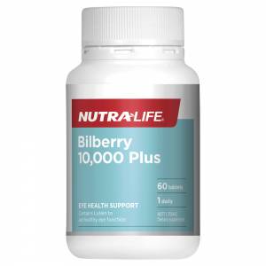 Nutra-Life Bilberry 10,000 Plus Lutein Complex Tab...