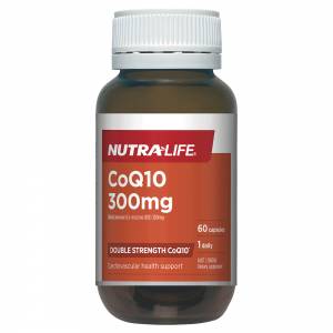 Nutra-Life Coq10 300mg Double Strength Capsules 60