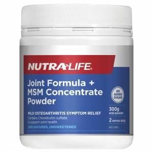 Nutra-Life Glucosamine Chondroitin Msm Joint Food Concentrate Unflavoured 300g