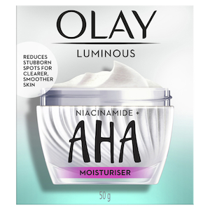Olay Luminous Niacinamide AHA Moisturiser Cream 50g
