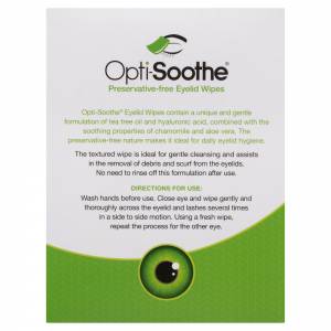 Opti-Soothe Eye Lid Wipes 20 Pack