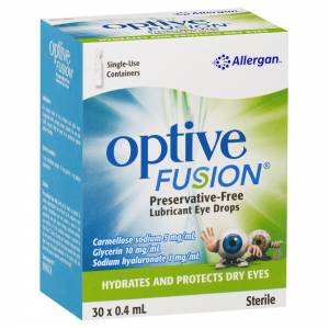 Optive Fusion Eye Drops 0.4ml x 30