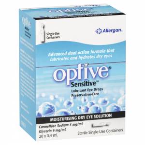 Optive Sensitive Eye Drops 0.4ml x 30