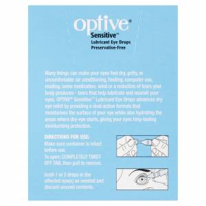 Optive Sensitive Eye Drops 0.4ml x 30