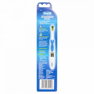 Oral B Crossaction Battery Power Antibacterial Toothbrush Soft