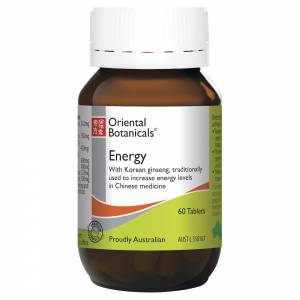 Oriental Botanicals Energy 60 Tablets