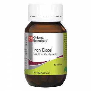 Oriental Botanicals Iron Excel 30 Tablets
