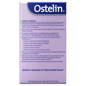 Ostelin Vitamin D 1000Iu Kids Liquid 20ml