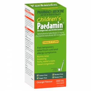 Paedamin Decongestant Antihistamine 200ml
