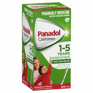 Panadol Children's 1-5 Years Strawberry 100ml