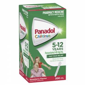 Panadol Childrens 5-12 Years Strawberry 200ml