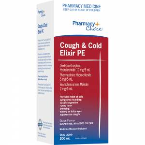 PC Cough & Cold Elixir PE 200ml