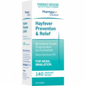Pharmacy Choice Hayfever Relief & Prevention 140 Dose Spray