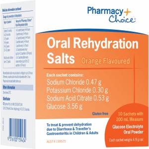 Pharmacy Choice Oral Rehydration Salts Sachet 10