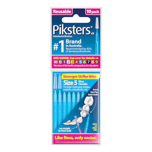 Piksters Size 5 Blue 10 Pack