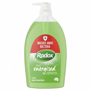 Radox Shower Gel Energised 1 Litre