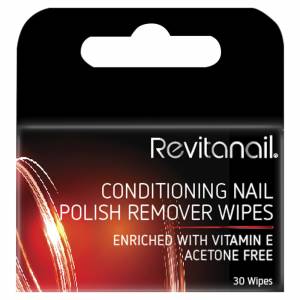 Revitanail Conditioning Nail Polish Remover Wipes 30