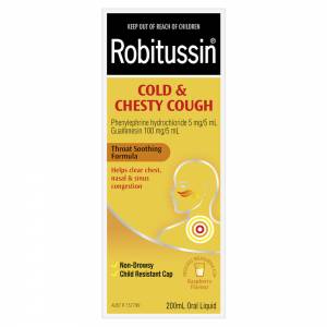 Robitussin Cold & Chesty Cough Syrup 200ml