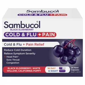 Sambucol Cold & Flu Pain Relief 24