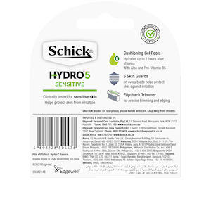 Schick Hydro5 Sense Comfort 4 Pack