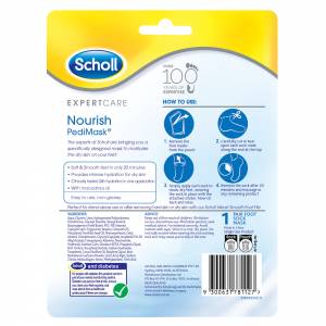 Scholl Dry Skin Pedi Mask 1 Pair