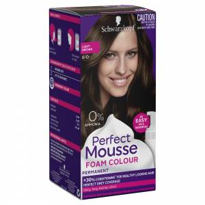 Schwarzkopf Perfect Mousse 6.0 Light Brown Hair Colour