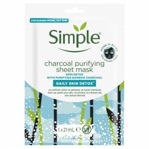 SIMPLE CHARC PURIF SHEET MASK 21ML