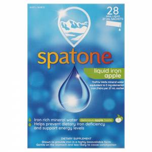 Spatone Liquid Iron Apple Supplement Sachets 28x25ml