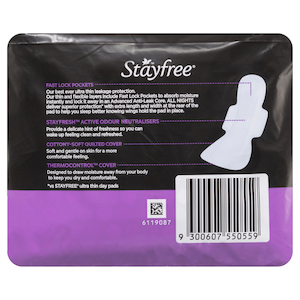 Stayfree Ultra Thin All Night Wing 10