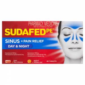 Sudafed PE Day and Night Tablets 48