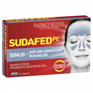 Sudafed PE Sinus and Anti-Inflammatory Tablets 24