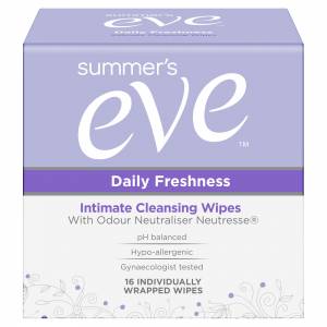 Summers Eve Daily Freshness Intimate Cleansing Wipes 16 Wipes