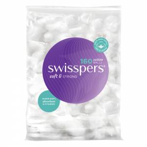 Swisspers Cotton Wool Balls 160
