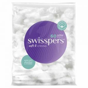 Swisspers Cotton Wool Balls 60