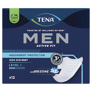 Tena For Men Pads Level 1 12 Pack