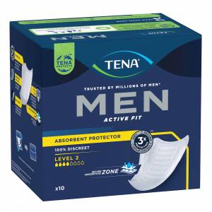 Tena For Men Pads Level 2 10 Pack