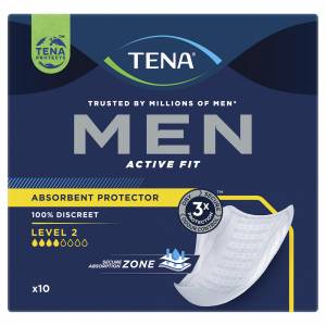 Tena For Men Pads Level 2 10 Pack