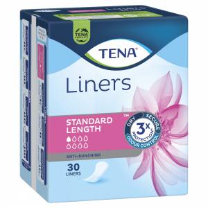 Tena Standard Liners 30 Pack