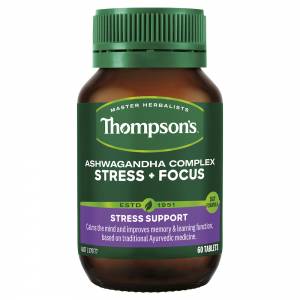 Thompson Ashwagandha Complex Stress + Focus 60 Tab...