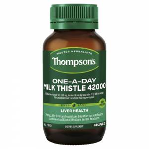 Thompson's One-a-day Milk Thistle 42000mg 60 Capsu...